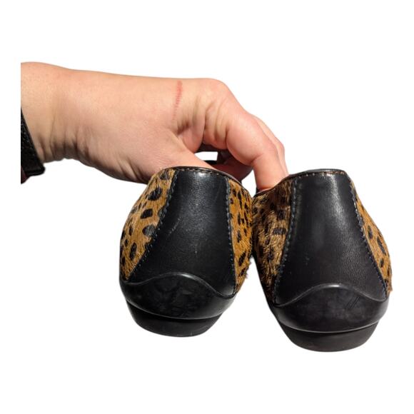 Dansko Olivia Cheetah Print Calf Hair Round Toe Slip-On Casual Loafers Sz 37 6.5 - Picture 3 of 7